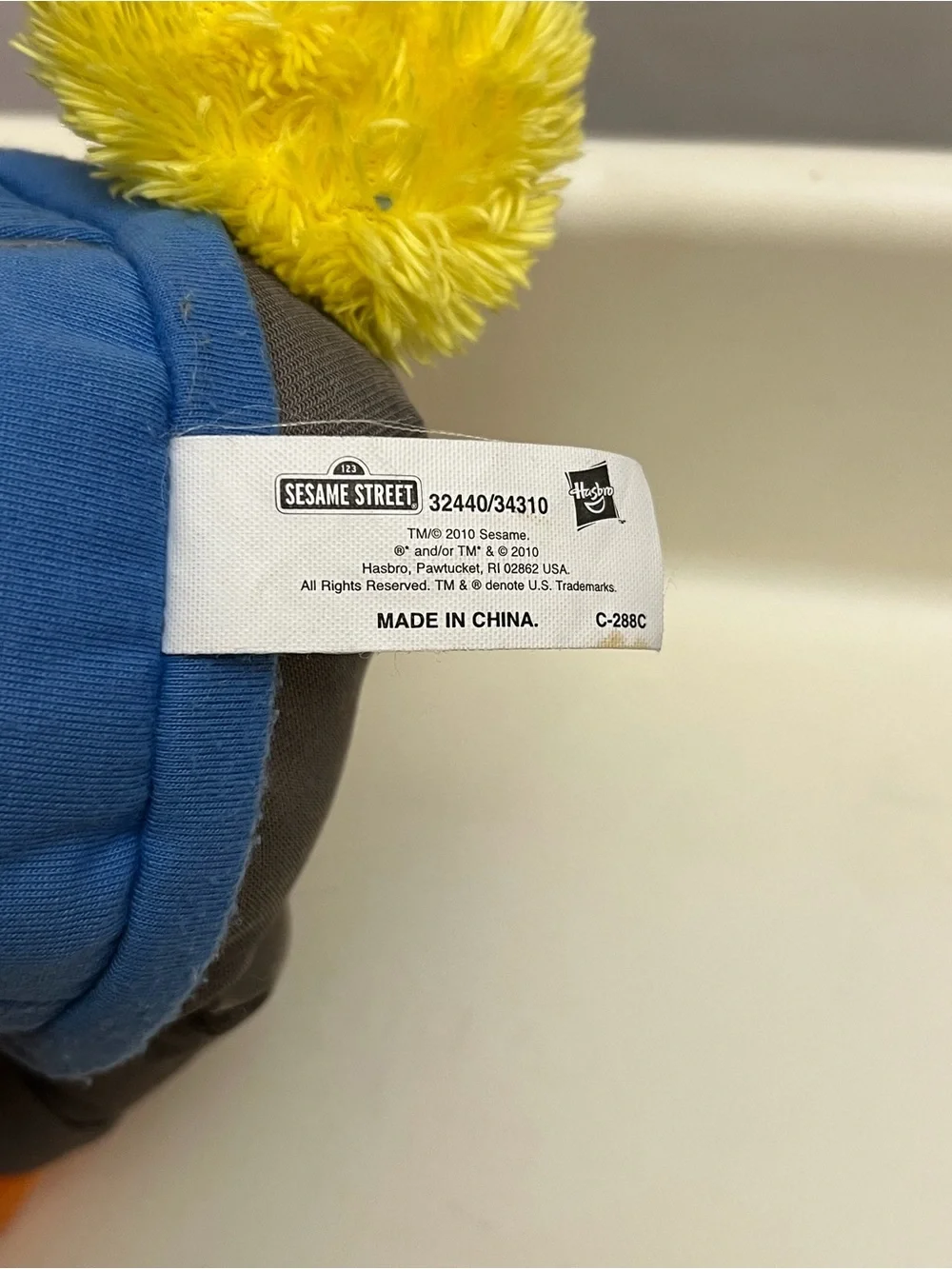 Sesame Street Big Bird ABC Plush 2010 Hasbro Talking Interactive Toy Doll